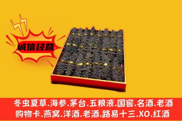 江门市蓬江回收海参